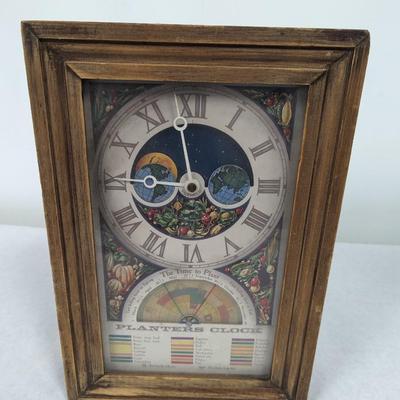 Vintage Fairfield Planters Clock