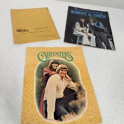Vintage Memorabilia Carpenters Sonny & Cher Steubenville