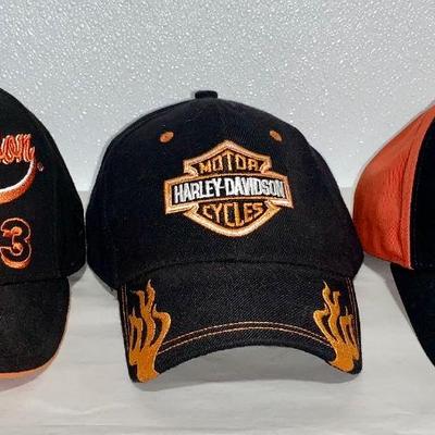 Lot of Three (3) Harley-Davidson Caps