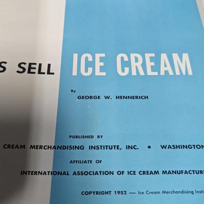1952 Let's Sell Ice Cream Book