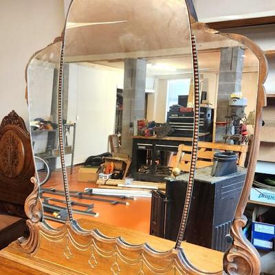 Lot #83 Antique 1920's era Mirrored Dresser