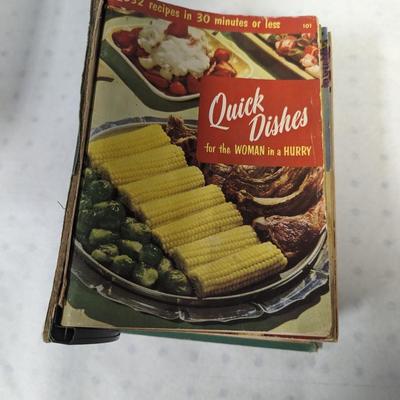 Vintage Quick Dishes Cook Book 1950's