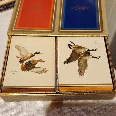 Vintage Rummy Tile Game, Railroad Playing Cards