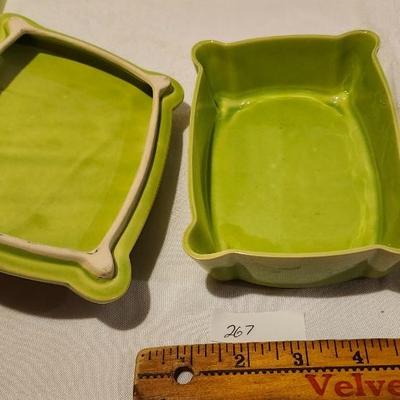 Three Vintage Johannes Brahm California 1975 Ceramic Rose Trinket Box