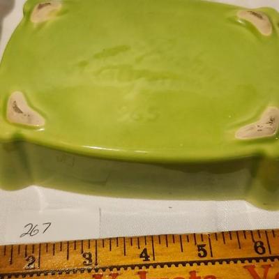 Three Vintage Johannes Brahm California 1975 Ceramic Rose Trinket Box