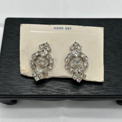 Rhodium Plated Earrings