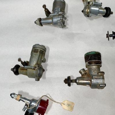 Mixed Parts Lot - Vintage RC Airplane Engines