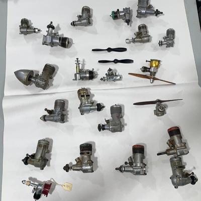 Mixed Parts Lot - Vintage RC Airplane Engines