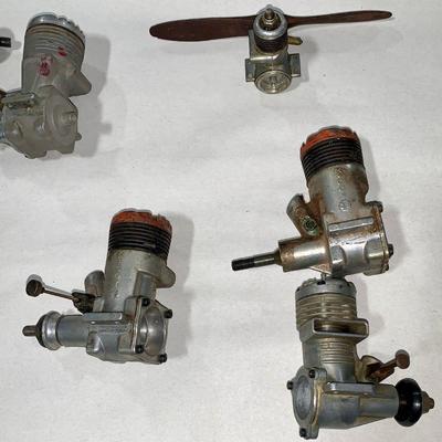 Mixed Parts Lot - Vintage RC Airplane Engines