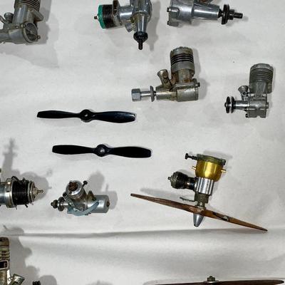 Mixed Parts Lot - Vintage RC Airplane Engines