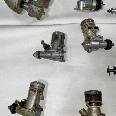 Mixed Parts Lot - Vintage RC Airplane Engines
