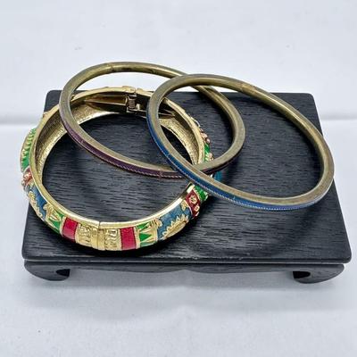 Three Vintage Bangles