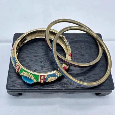 Three Vintage Bangles