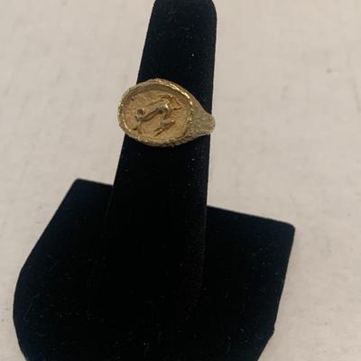 18k Yellow Gold Estate Ring Size 5