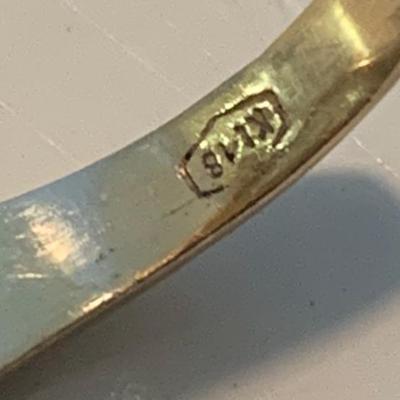 18k Yellow Gold Estate Ring Size 5
