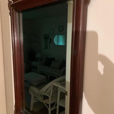 Mahogany Mirror Eagle Emblem