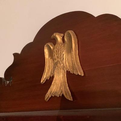 Mahogany Mirror Eagle Emblem
