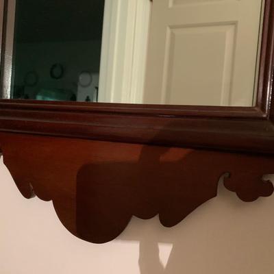 Mahogany Mirror Eagle Emblem