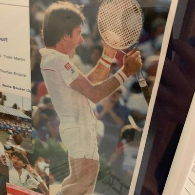 1992 Jimmy Conners Photo & Ticket Stub