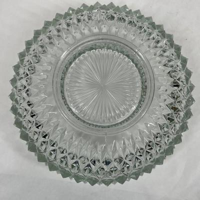 Large Clear Pressed Glass Bowl