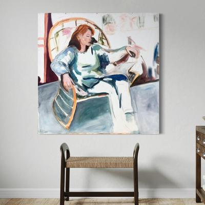 103 Original Oil Painting of Pamela's Kitchen by Ellen Into