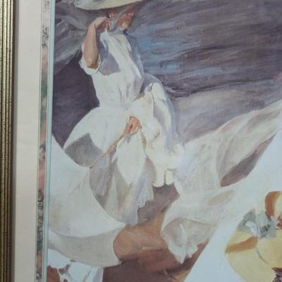 Impulse Designs Framed Print Ladies on the Beach By Joaquin Sorella
