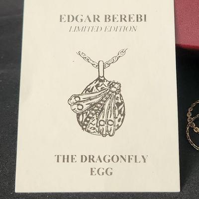 Edgar Berebi The Dragonfly Egg Pendent w Box