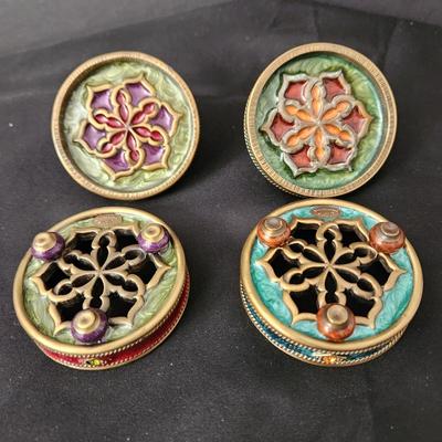 2 Jay Strongwater Trinket Holder Box