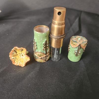 Jay Strongwater Perfume Bottle "Dragon Fly"