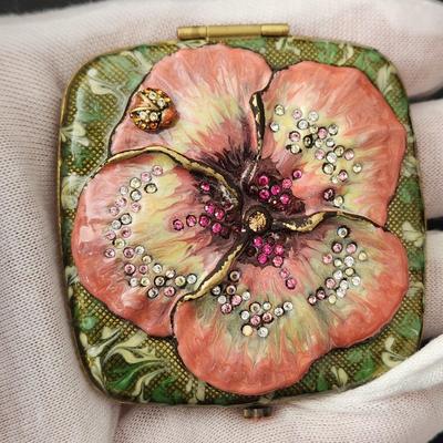 2 Jay Strongwater Compact Double Mirrors