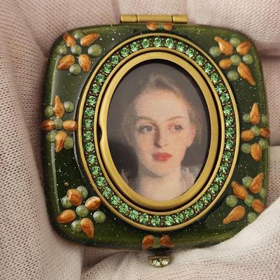 2 Jay Strongwater Compact Double Mirrors