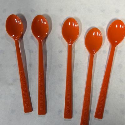A & W Root Beer Plastic Spoons