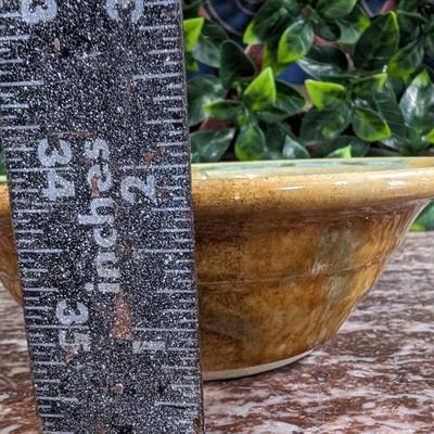Glazed Apple Baker Bowl Ring Holder Fired Pottery 2010 Judy Jones