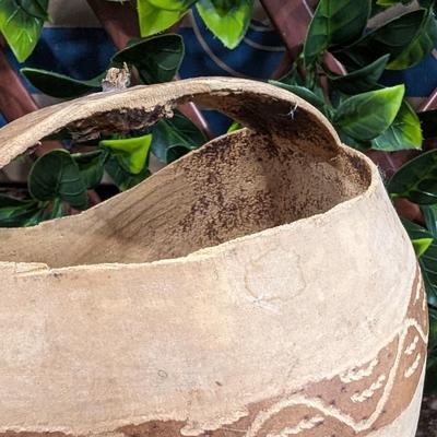 Vintage Gourd Art with Handle