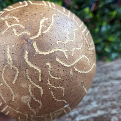 Vintage Gourd Art with Handle