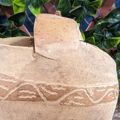 Vintage Gourd Art with Handle