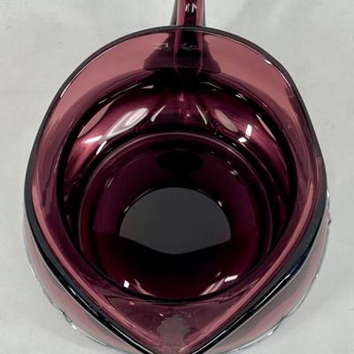 Art Deco Glass & Silver Farber Bros Amethyst Purple Bro Kraft