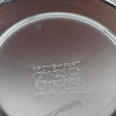 Art Deco Glass & Silver Farber Bros Amethyst Purple Bro Kraft