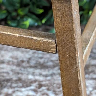 Vintage Doll High Chair Wooden - Doll Not Included
