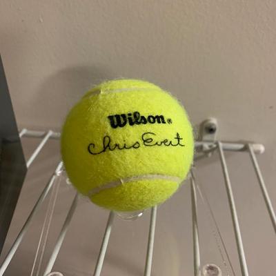 Chris Everett Signed Tennis Ball