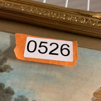 Kimesha Thoroughbred Antique Oil On Board Gold Gilt Frame