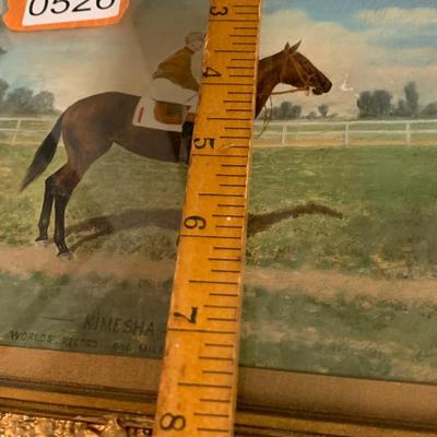 Kimesha Thoroughbred Antique Oil On Board Gold Gilt Frame