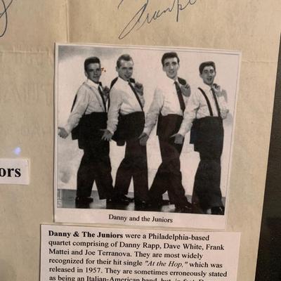 Frankie & The Juniors Autograph & Vintage 45