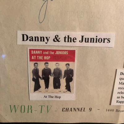 Frankie & The Juniors Autograph & Vintage 45