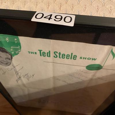The Rays Autograph & Vintage 45 Framed