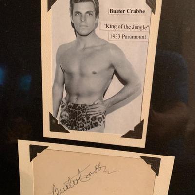 Buster Crabb Autograph / King of the Jungle
