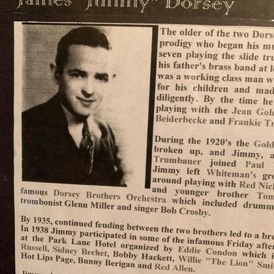 Jimmy Dorsey Autograph Hotel Pennsylvania NYC