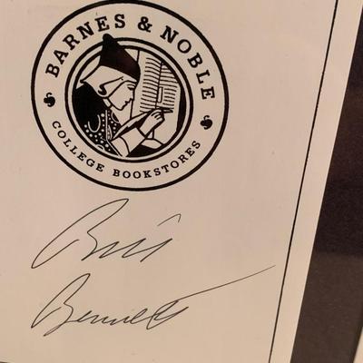Authors Book Plate Autograph Collection Tudrow John Madden Dan Rather Mary Higgins Clark +++
