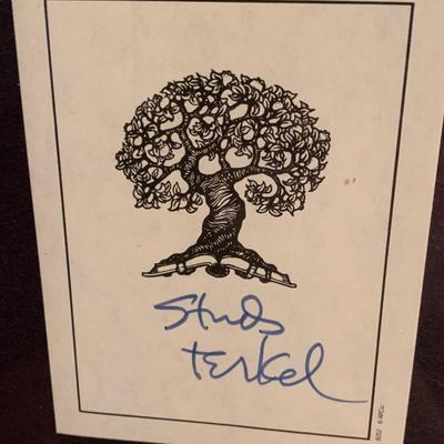 Authors Book Plate Autograph Collection Tudrow John Madden Dan Rather Mary Higgins Clark +++