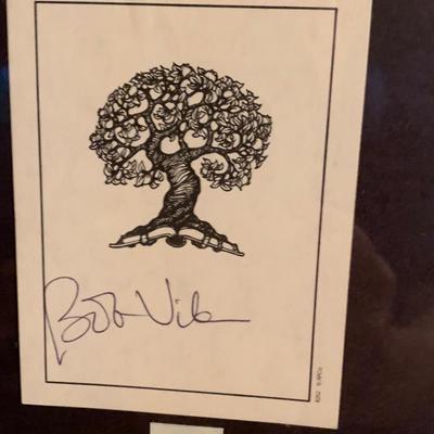 Authors Book Plate Autograph Collection Tudrow John Madden Dan Rather Mary Higgins Clark +++